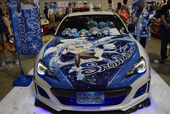 画像:雪ミク痛車