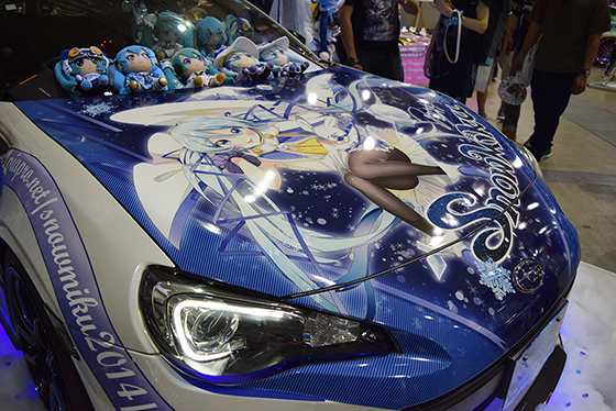 画像:雪ミク痛車