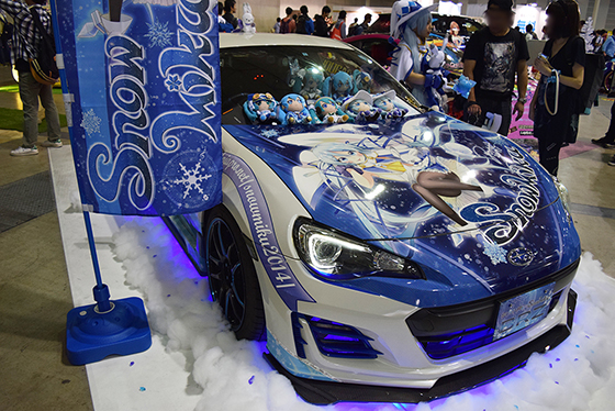 画像:雪ミク痛車