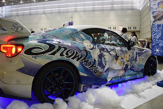 画像:雪ミク痛車