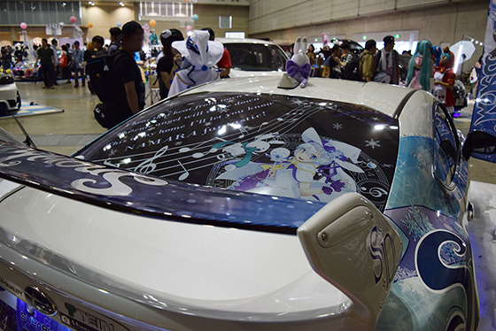 画像:雪ミク痛車