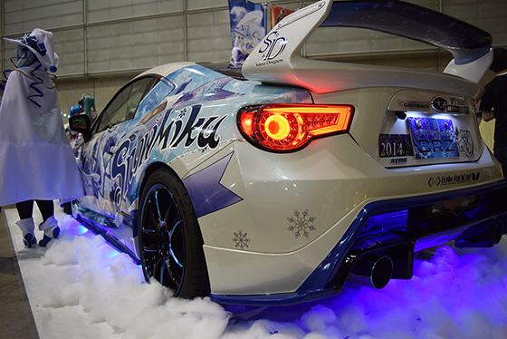 画像:雪ミク痛車