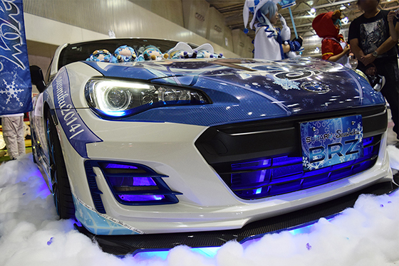 画像:雪ミク痛車